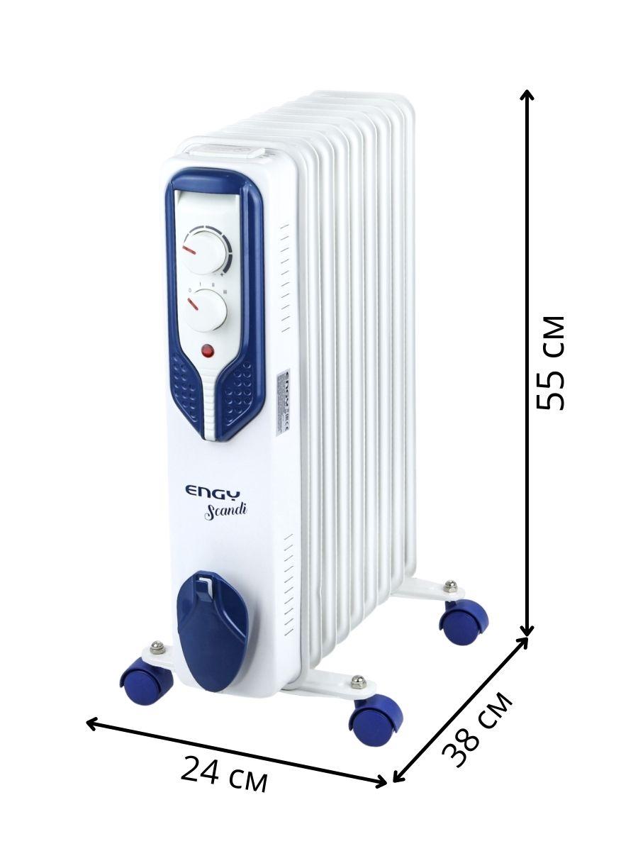 Масляный радиатор ENGY EN-2509 Scandi 2000 Вт, 9 секций