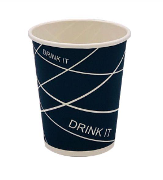 Стакан бумажный "DRINK IT" 350 мл