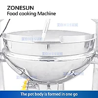 ZONESUN ZS-FC100L Промышленный варочный котел Электрический варочный котел Машина для обработки пищевых продуктов4
