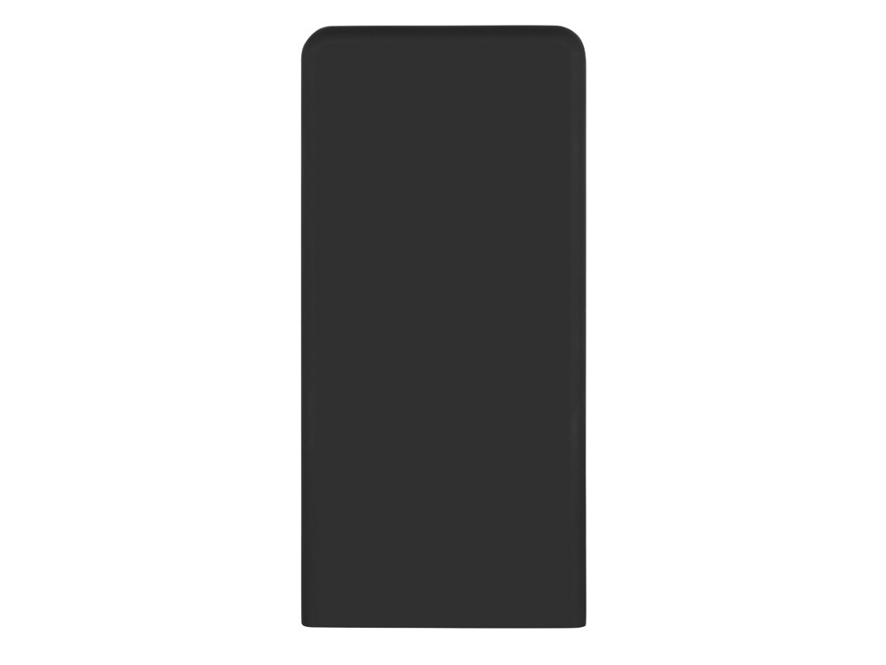 Портативное зарядное устройство с синей подсветкой логотипа Faros, soft-touch, 4000 mAh