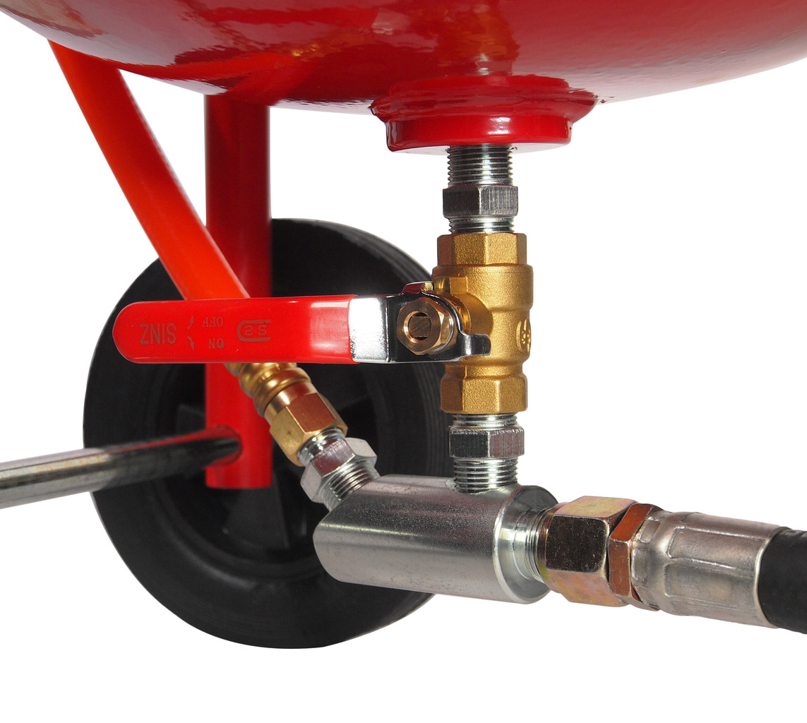 JTC Аппарат пескоструйный 38 литров, шланг 1/2", 250PSI JTC