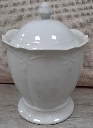 202147 Сахарница с крышкой, каменная керамика,; 14.4*17.5cm (12 шт), / 4870237107034