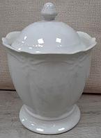 202147 Сахарница с крышкой, каменная керамика,; 14.4*17.5cm (12 шт), / 4870237107034