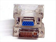 Переходник Dvi-I 24+5pin papa - VGA 15pin mama
