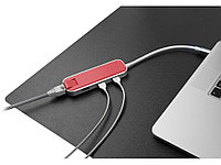 Хаб USB Rombica Type-C Chronos Red7