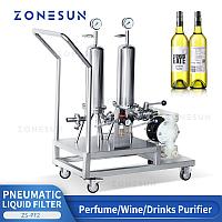 ZONESUN ZS-PF2 пневматический взрывозащищенный мембранный насос спиртовой парфюмерный жидкий фильтр
