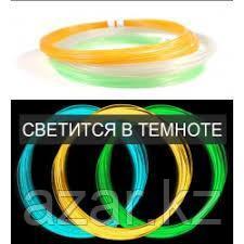Светящийся пластик для 3D принтера и 3D ручек
