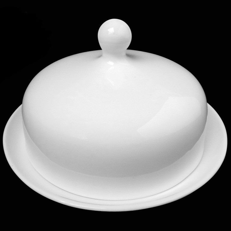 Масленка с крышкой 15 см Royal White TU2231 TUDOR
