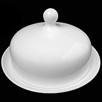 Масленка с крышкой 15 см Royal White TU2231 TUDOR3