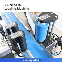 ZONESUN ZS-TB500R Аппликатор этикеток на круглые бутылки Настольная этикетировочная машина3