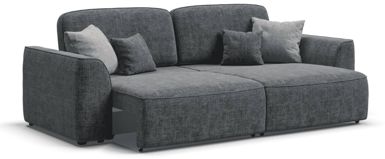Ramler Мэдиссон диван, обивка ткань, 80x250x140, серый