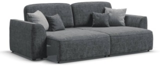 Ramler Мэдиссон диван, обивка ткань, 80x250x140, серый2