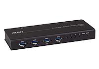 4-портовый USB3.2 промышленный коммутатор для совместного использования 4х периферийных устройств US3344I ATEN2