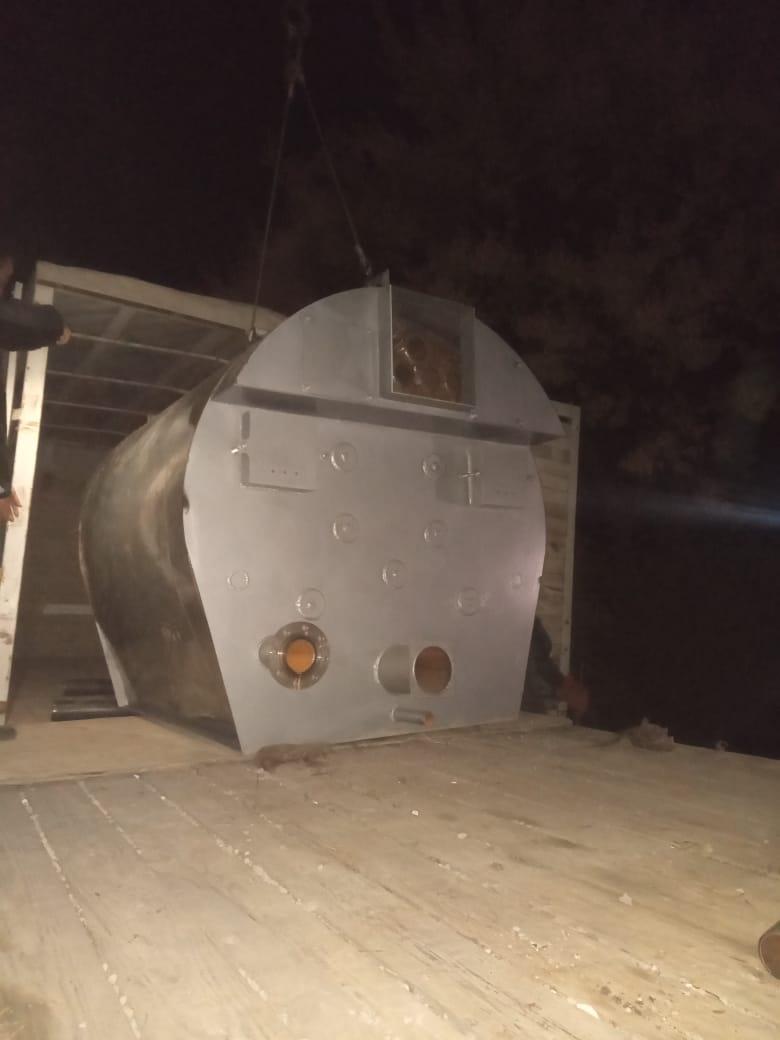КТГ-1200кВт Котёл на твёрдом топливе, водогрейный горизонтальный стальной