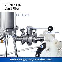 ZONESUN ZS-PF2 пневматический взрывозащищенный мембранный насос спиртовой парфюмерный жидкий фильтр2