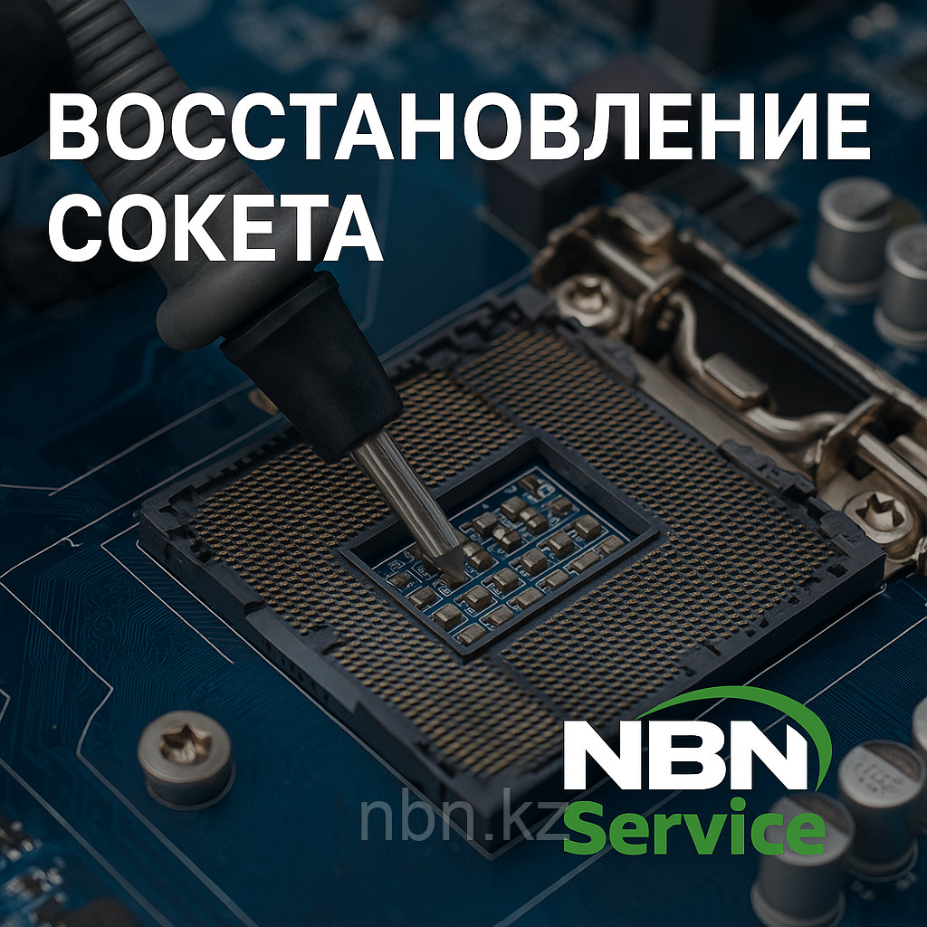 Замена и восстановление сокета на материнской плате в Алматы