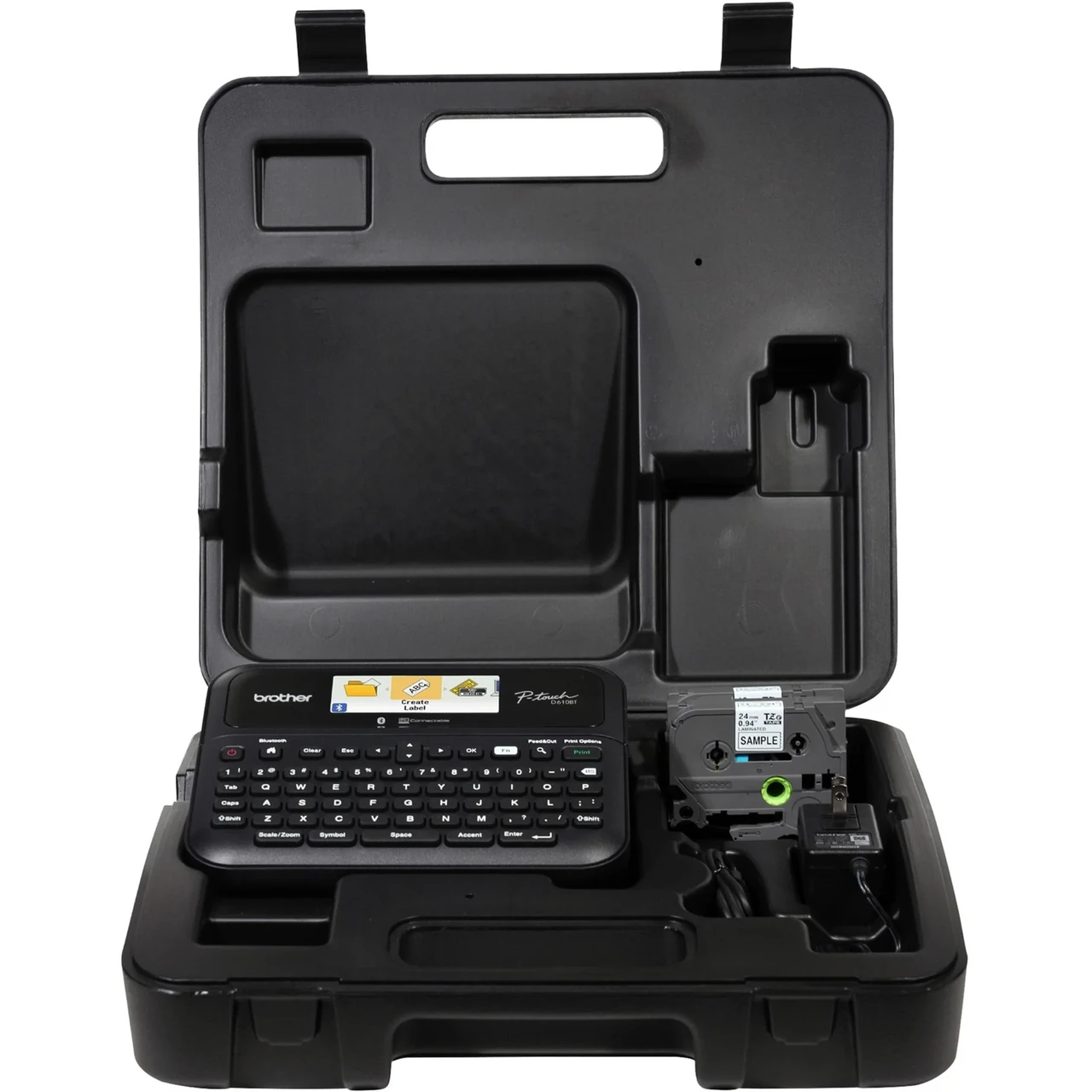 Brother PT-D610BTVP маркиратор с Bluetooth и кейсом, для электриков, инженеров и офиса