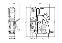 Магнитный сверлильный резьбонарезной станок Schifler (SWC 80 WT)1