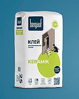 Клей KERAMIK для керамической плитки 25 кг Bergauf1