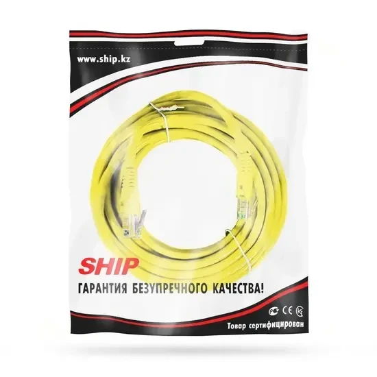 Патч Корд SHIP Cat.5e UTP RJ-45 7.5 м S3025YL0750-P (S3025YL0750-P) - 1313