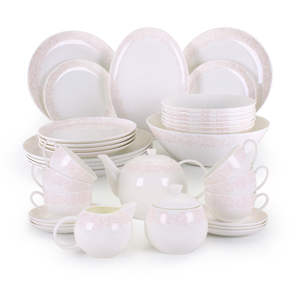 Костяной фарфор АККУ с/сервиз Мария (12 персон,67 пр)