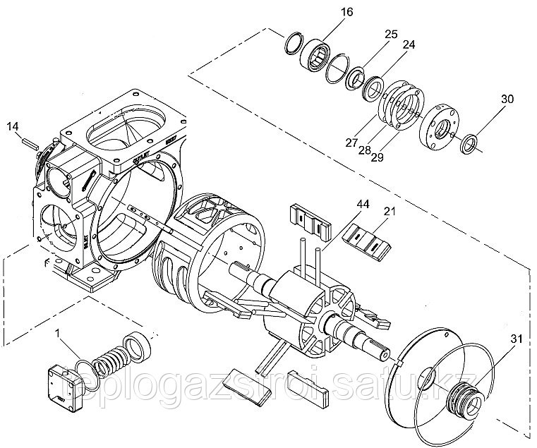 Ремкомплект для насоса Z-3200 - Z-3500