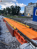 Железнодорожные вагонные весы ВТВ для статико-динамического взвешивания 80 тонн