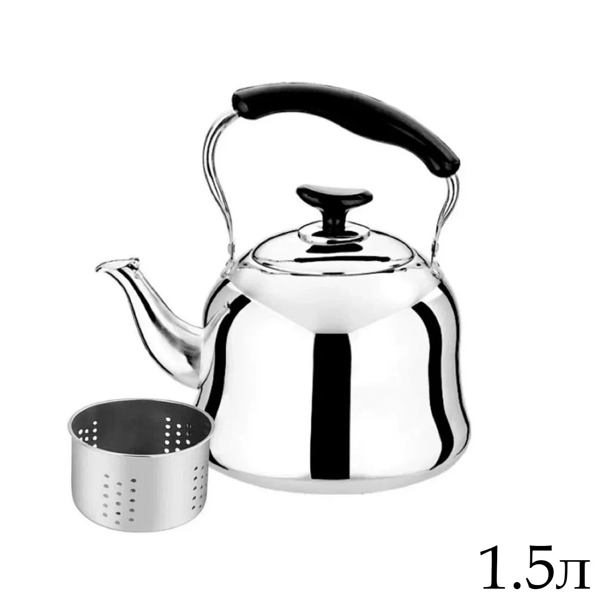 Чайник без свистка из нержавеющей стали 1.5 л Baojiafu