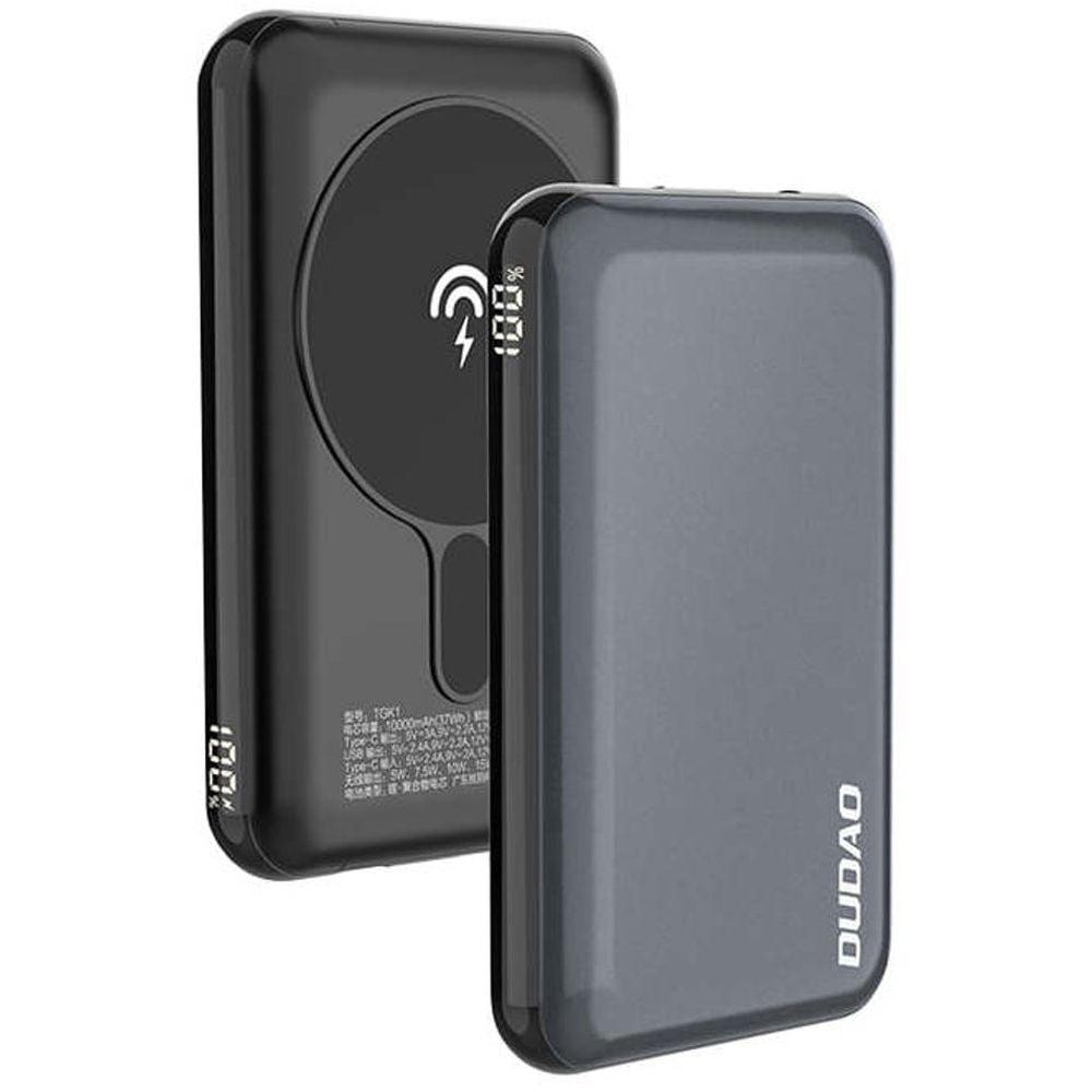 Dudao Wireless Charging Power Bank 10000mAh Black INDUPBTGK1