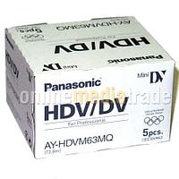 Кассеты miniDV HDV DVC PANASONIC AY-HDVM63MQ 1080p