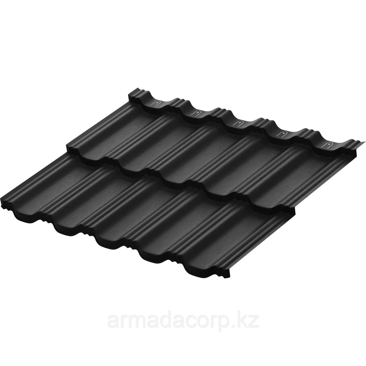 Металлочерепица Стокгольм модульная черепица Сталь Rooftop Бархат (Zn180) 0.57мм