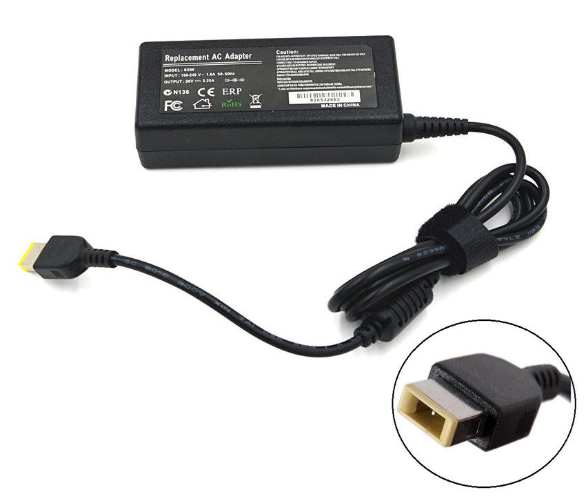 Блок питания для ноутбука Lenovo 20V 3.25A 65W Usb Pin