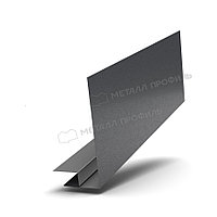 Металл Профиль Планка карнизного свеса сложная 185х50х2000 (VikingMP-01-7024-0.45)
