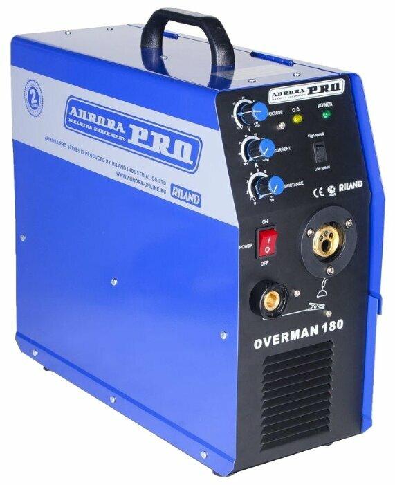 Полуавтомат инверторный Aurora Pro OVERMAN 180, Mosfet 40-175 A, MIG-MAG (OVER 180)