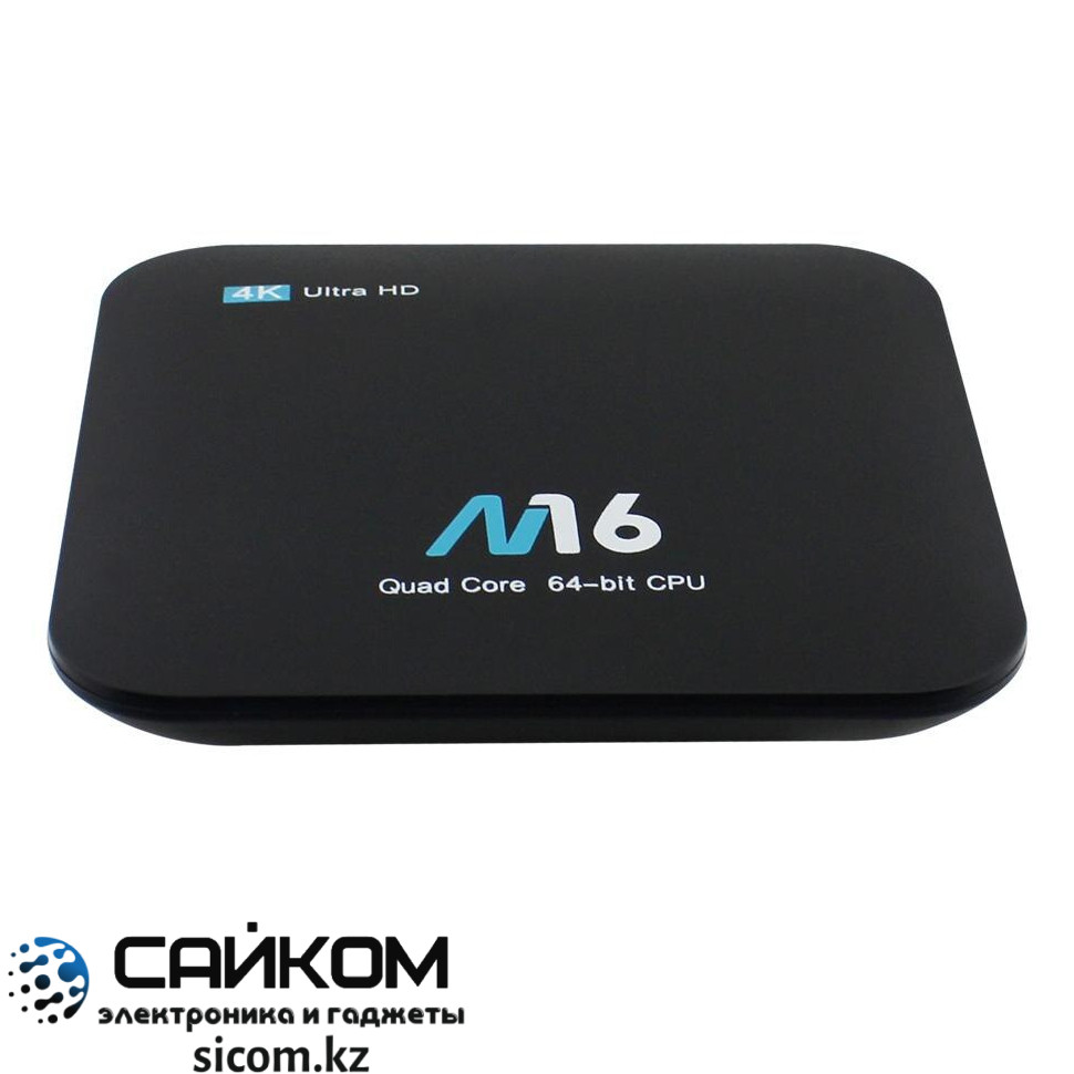 ANDROID TV BOX M16 4K Ultra HD, ВКонтакте, Инстаграм, Огромный функционал