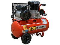 Компрессор HDC HD-A051 ременной (396 л/мин, 10 атм, ременной, масляный, ресив. 50 л, 220 В, 2.20 кВт)1