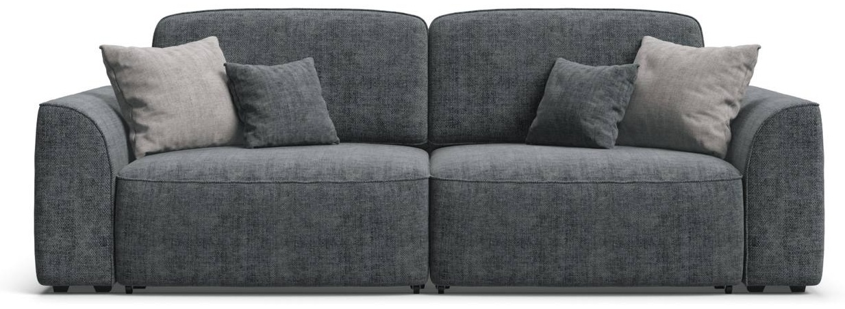 Ramler Мэдиссон диван, обивка ткань, 80x250x140, серый