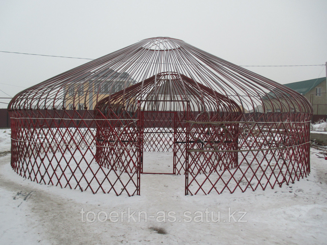 Юрта 12-ти канатная с металлическим каркасом