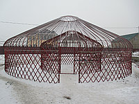 Юрта 12-ти канатная с металлическим каркасом2