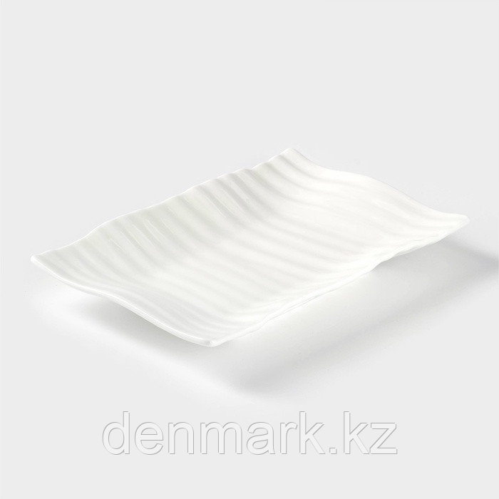 Блюдо фарфоровое Wilmax, 18×11,5 см, цвет белый