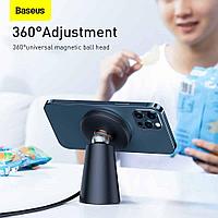 Baseus Magnetic Wireless Charger Stand 15w Compatible With Magsafe For Iphone 13/12 Series Black1
