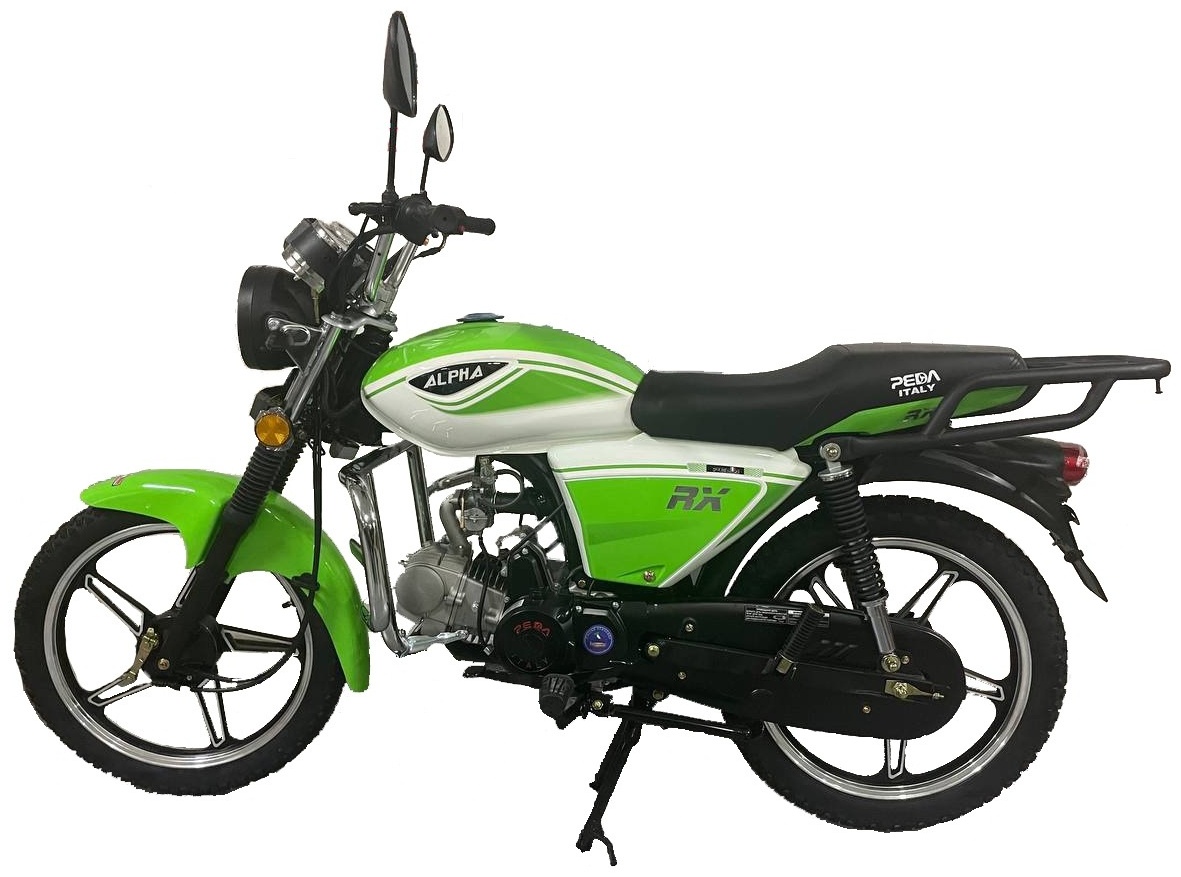 Мотоцикл Peda Alpha RX 125 зеленый