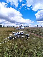 Химическая обработка полей агродронами DJI (предпосевная обработка)3