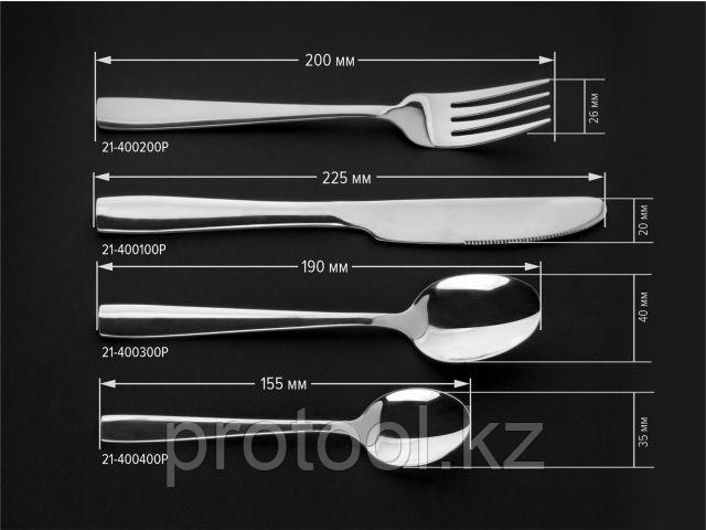 Набор ложек чайных, 4 шт., глянцевый, серия Majestic, PERFECTO LINEA (PERFECTO LINEA) (21-400400P)