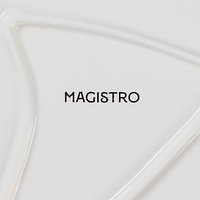 Блюдо Magistro «Сердце. Бланш», 24×27×3 см, фарфор, белое4