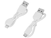 Портативное зарядное устройство Reserve с USB Type-C, 5000 mAh, красный6