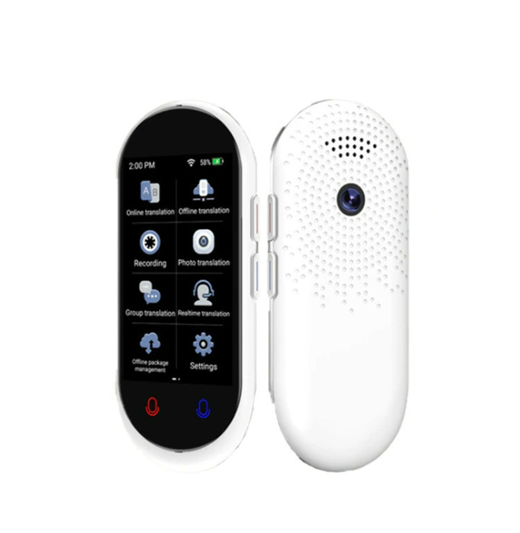 Голосовой карманный переводчик OLCAM Z8 AI Translator, 108 онлайн языков, 17 оффлайн языков