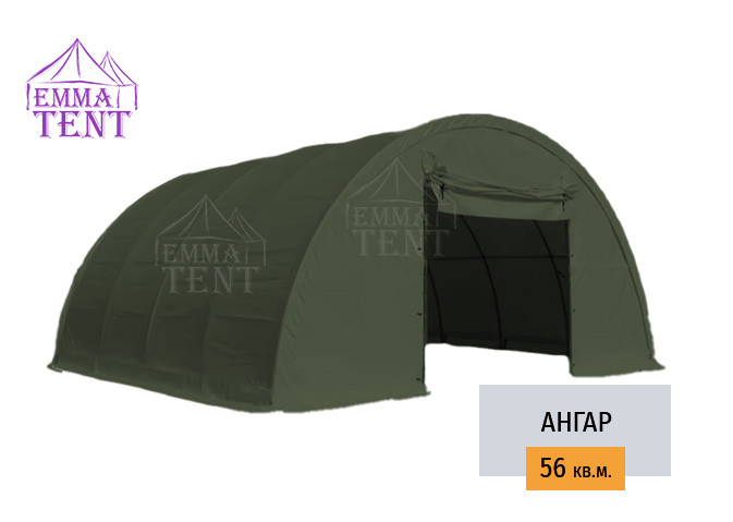 Ангар арочный из ПВХ (6,1x9,15м h3,7м)