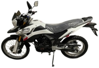 Мотоцикл Almotor AL300 белый, серебристый1