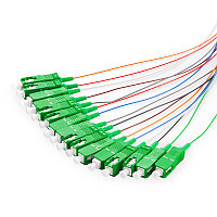 Оптический сплиттер PLC 1x16 steel tube 0,9mm 1,5m G657A1 SC/APC4